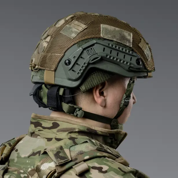 5 - Балістичний захист потилиці 1-го класу захисту. CORDURA 1000D. Чорний