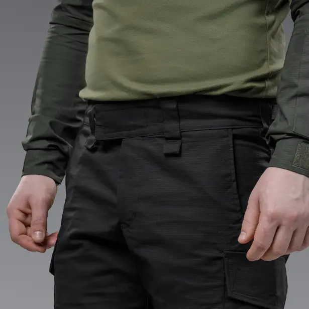6 - Тактичні штани Battlegear Cargo. Колір Чорний. Розмір M