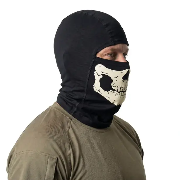 2 - Балаклава тактична Sniper Череп. Чорний
