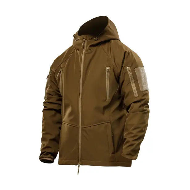 1 - Куртка тактична SoftShell APEX Flex. Осінь-Весна Койот. Розмір S