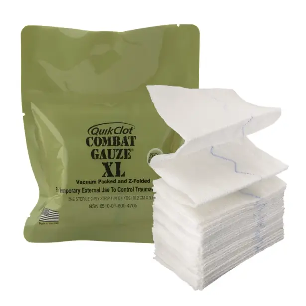 1 - Гемостатичний бинт QuikClot Combat Gauze Z-Folded XL