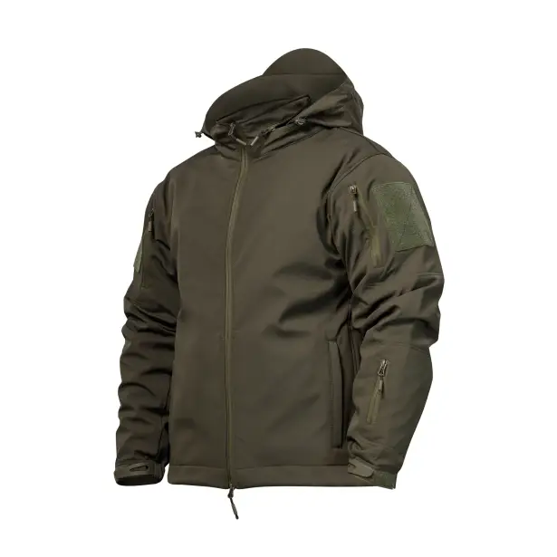 1 - Куртка тактична SoftShell APEX Shield Storm. Осінь-Весна Олива. Розмір S