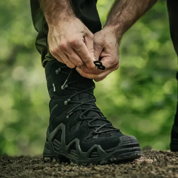 8 - Тактичні берці Lowa Zephyr HI MK2 Gore-Tex® MID TF. Чорний