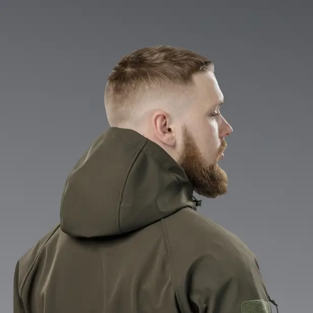 8 - Куртка тактична SoftShell APEX Flex. Осінь-Весна Олива. Розмір S