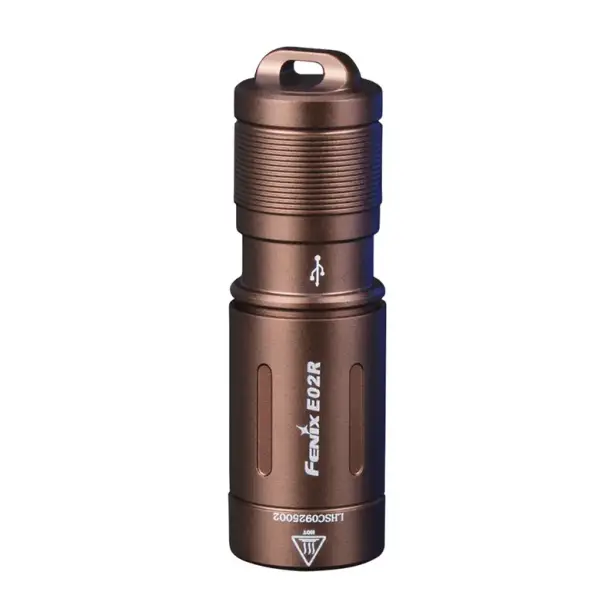 1 - Ліхтар ручний Fenix E02R. Бронзовий