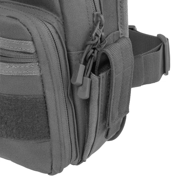 5 - Стегнова сумка Pentagon Max S 2.0 Thigh Pouch 3.7 л. Сірий