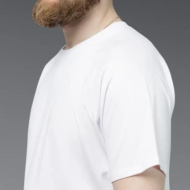 8 - Футболка Urban Cotton. Бавовна/еластан. Біла. Розмір L