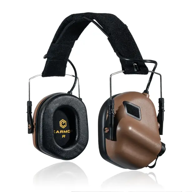 1 - Активні навушники Earmor M31 з наголівʼям. Койот