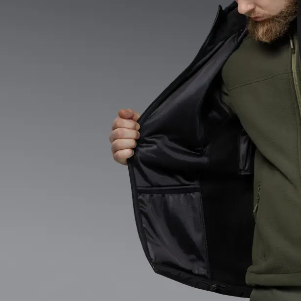 8 - Куртка тактична SoftShell APEX Flex. Осінь-Весна Чорний. Розмір XL