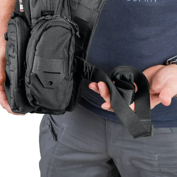 8 - Сумка через плече Helikon EDC Side Bag Cordura. Чорний