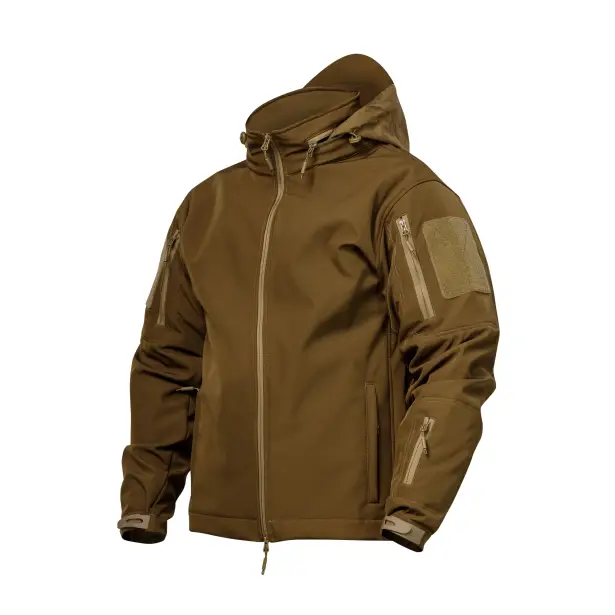 1 - Куртка тактична SoftShell APEX Shield Storm. Осінь-Весна Койот. Розмір S
