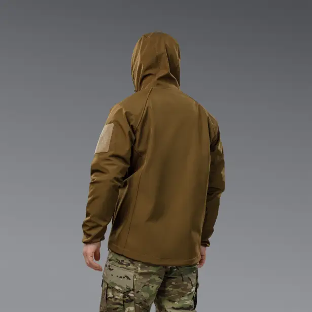 5 - Куртка тактична SoftShell APEX Flex. Осінь-Весна Койот. Розмір S