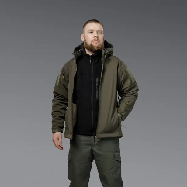 7 - Куртка тактична SoftShell APEX Shield Storm. Осінь-Весна Олива. Розмір S