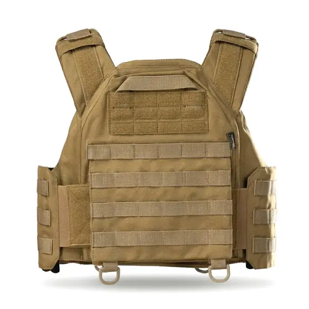3 - Плитоноска жіноча Warmor gen.3 FL SPECPROM (for Ladies). Без підсумків. Зі швидким боковим та верхнім скиданням (без плит). Койот