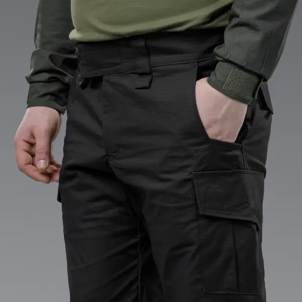 8 - Тактичні штани Battlegear Cargo. Колір Чорний. Розмір M