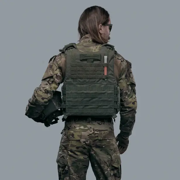4 - Плитоноска VEPR, збільшена площа захисту. (аналог IOTV G4) Molle. Колір Олива. Розмір S