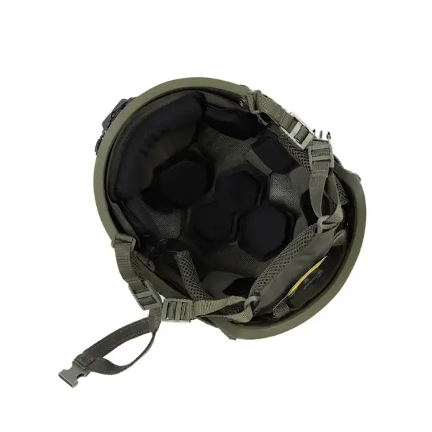 2 - Полегшений тактичний шолом Combatant SuperLITEweight 1.1 kg. Балістичний (NIJ IIIA). Олива. Розмір L