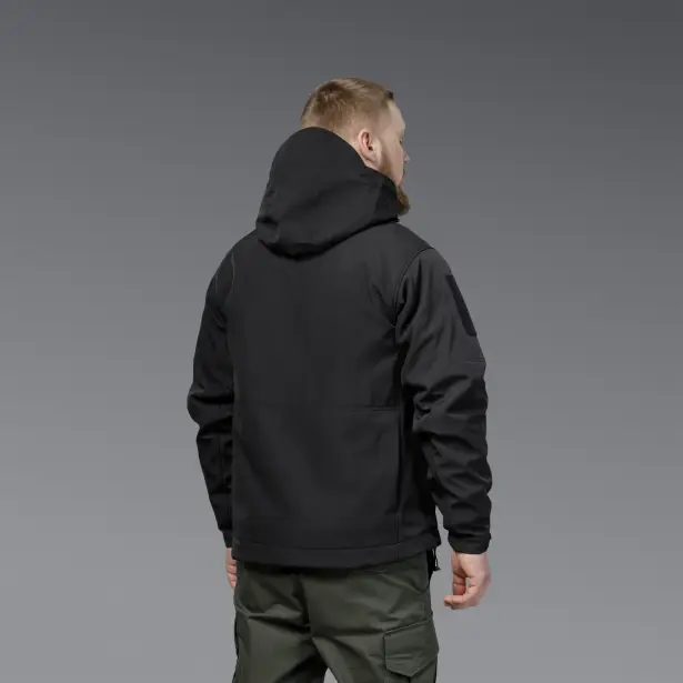 3 - Куртка тактична SoftShell APEX Shield Storm. Осінь-Весна Чорний. Розмір S