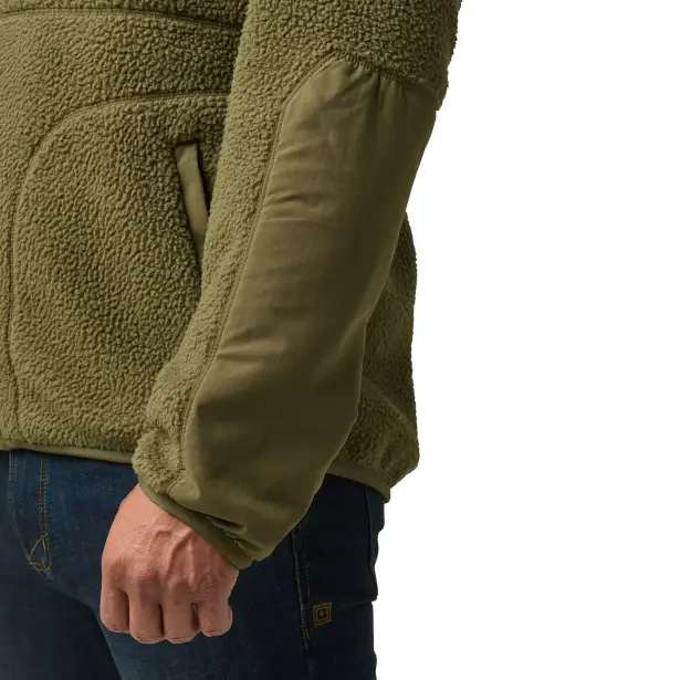 6 - Куртка флісова 5.11 Tactical® HQ Tech Fleece Jacket. Колір Олива. Розмір S.