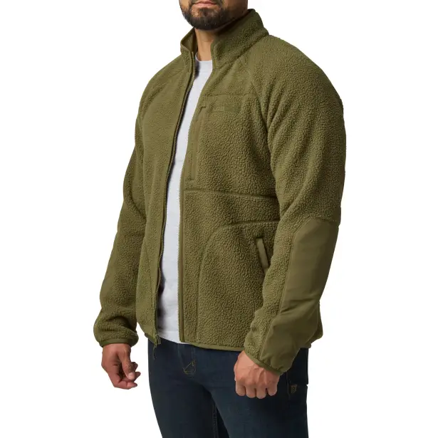 1 - Куртка флісова 5.11 Tactical® HQ Tech Fleece Jacket. Колір Олива. Розмір M.