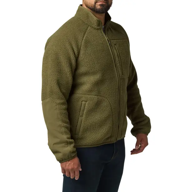 5 - Куртка флісова 5.11 Tactical® HQ Tech Fleece Jacket. Колір Олива. Розмір L.
