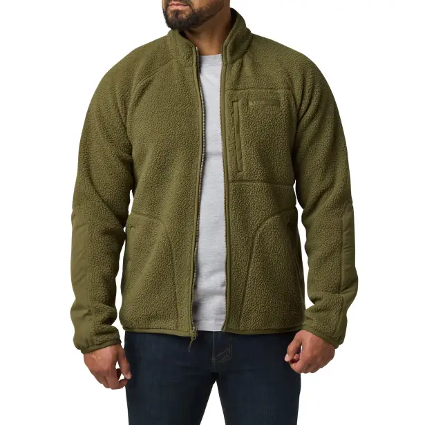 4 - Куртка флісова 5.11 Tactical® HQ Tech Fleece Jacket. Колір Олива. Розмір L.