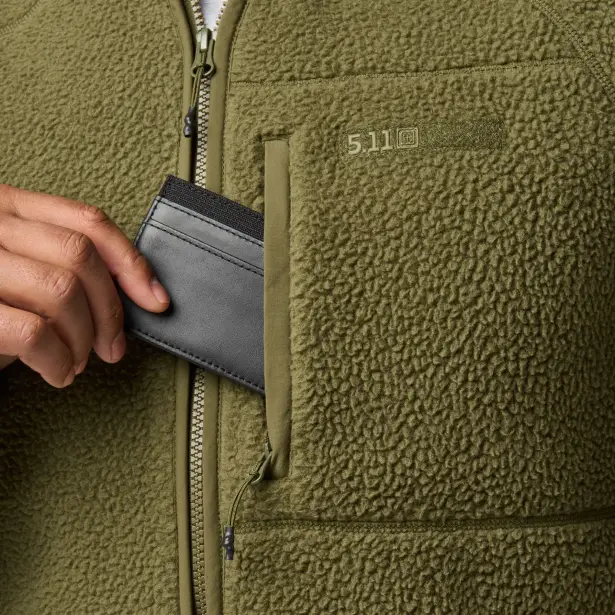 7 - Куртка флісова 5.11 Tactical® HQ Tech Fleece Jacket. Колір Олива. Розмір XL.