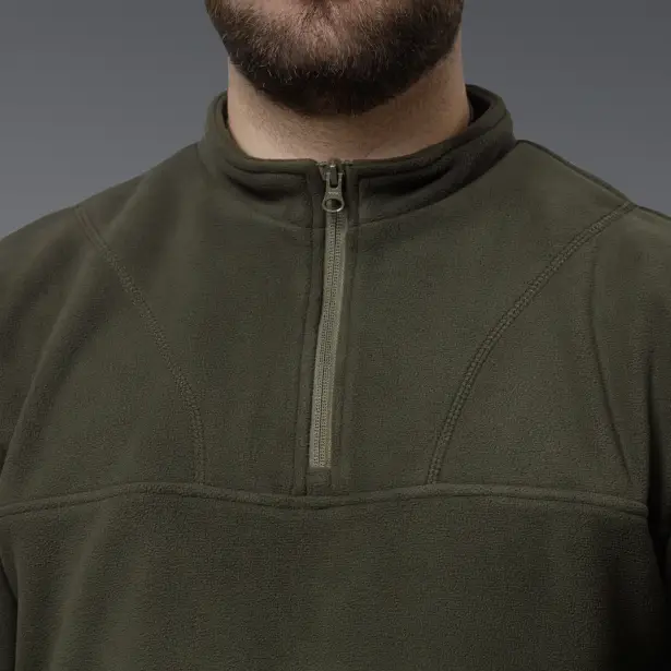 7 - Флісова тактична кофта Snowline Олива. Polyester. Розмір: Reg/S