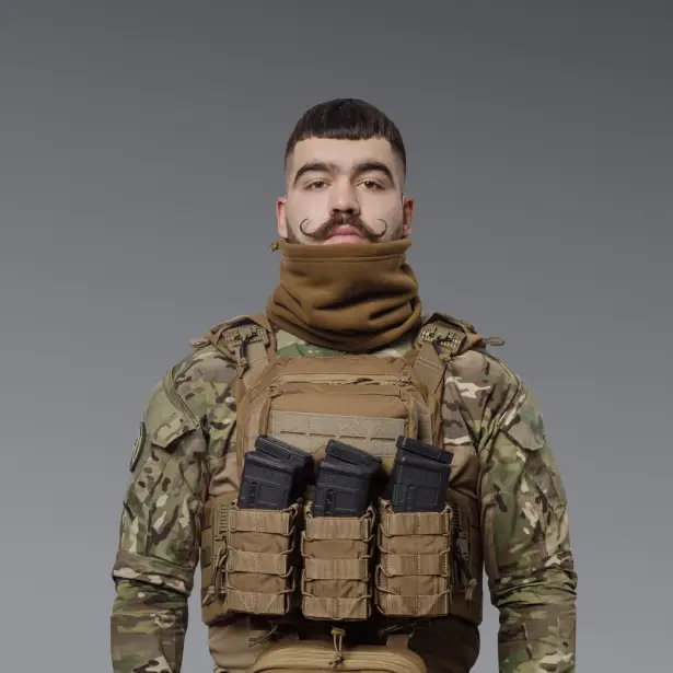 7 - Флісовий Бафф Winter Neck Койот. Polyester. Розмір: S-M