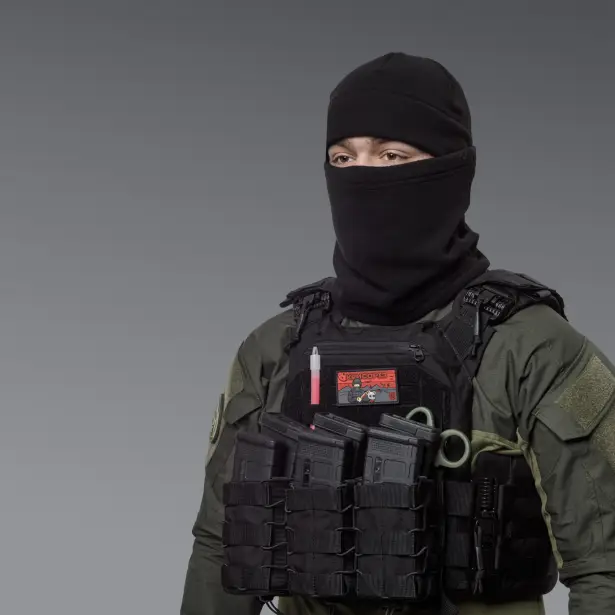 5 - Флісовий Бафф Winter Neck Чорний. Polyester. Розмір: S-M