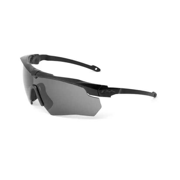 1 - Баллистические защитные очки ESS® Crossbow Suppressor One Black с линзой Smoke Gray