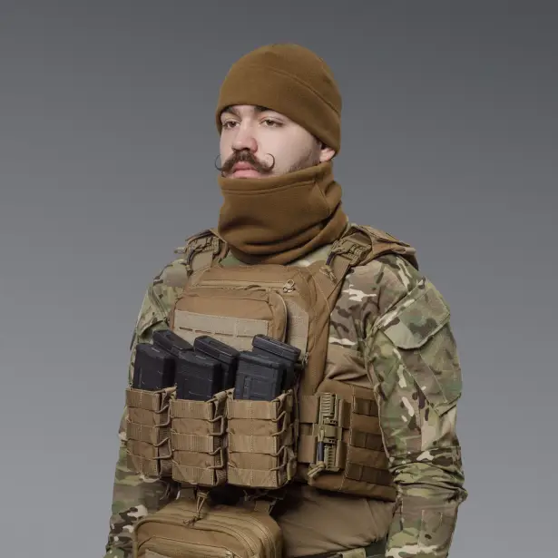 2 - Комплект Winter Tactical Kit: Бафф + Шапка Койот. Розмір S-M