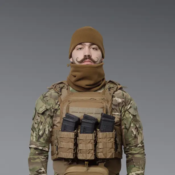 6 - Комплект Winter Tactical Kit: Бафф + Шапка Койот. Розмір S-M