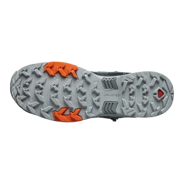 5 - Трекінгове взуття Salomon X Ultra 4 MID Gore-Tex (водонепроникні). Синьо-зелені. Розмір 40
