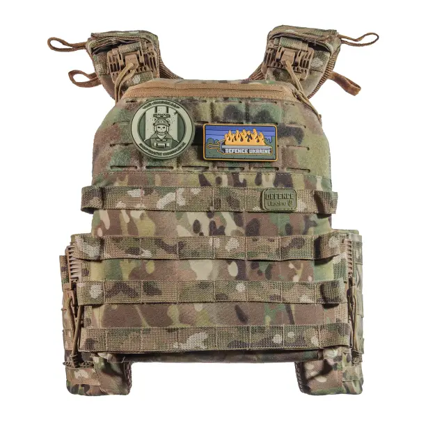 6 - Плитоноска TUR PRO Gen 2 з системою швидкого скидання. Molle. Колір Мультикам. Розмір XL