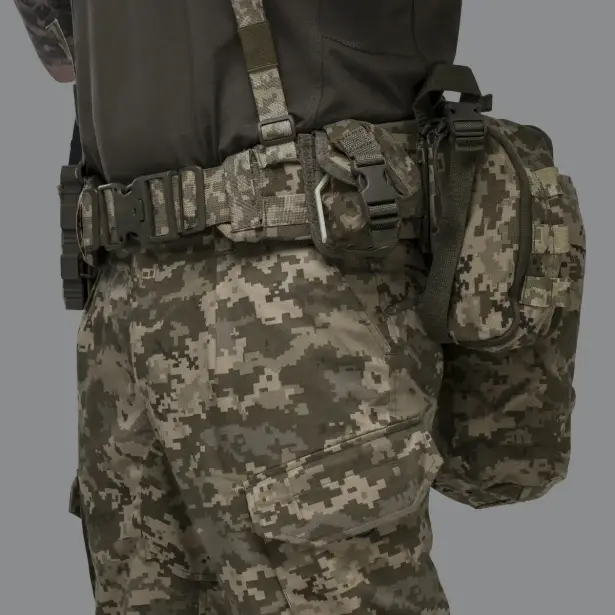 8 - Тактичний розвантажувальний пояс. Піксель РПС. L/XL