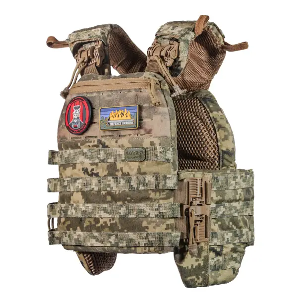 1 - Плитоноска TUR PRO Gen 2, система швидкого скидання. Molle. Колір Піксель. Розмір XL.