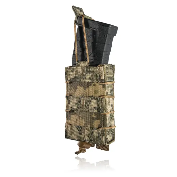1 - Одинарний підсумок під магазини AK\AR. Cordura 1000D. Molle. Піксель