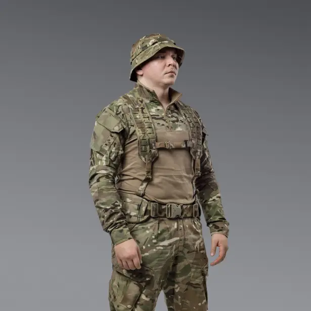 3 - Тактичний розвантажувальний пояс РПС 2 класу захисту, Cordura 1000D. Мультикам. L/XL