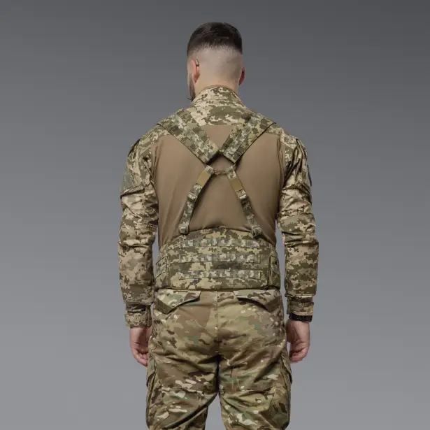 5 - Тактичний розвантажувальний пояс РПС, Cordura 1000D. Піксель. S/M