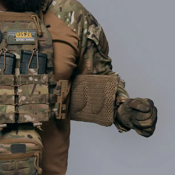 6 - Плитоноска TUR PRO Gen 2, (Комплект 7 підсумків) з системою швидкого скидання. Molle. Колір Мультикам. Розмір M.