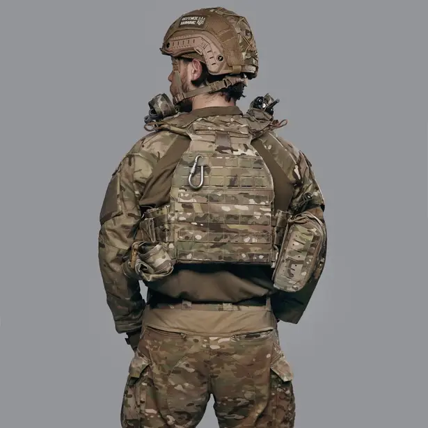 3 - Бронежилет 6-го класу (TUR PRO Gen 2). Вага 6.5 кг. З системою швидкого скидання. Molle. Колір Мультикам. Розмір S/M.