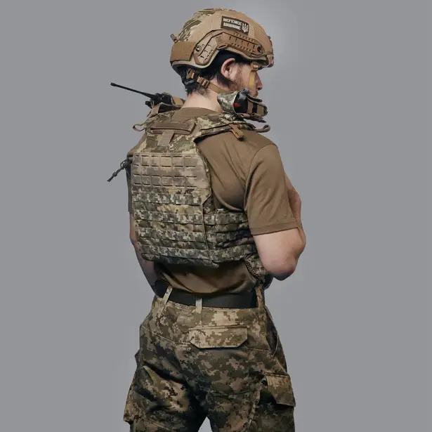 6 - Бронежилет 6-го класу (TUR PRO Gen 2). Вага 6.5 кг. З системою швидкого скидання. Molle. Колір Піксель. Розмір S/M.