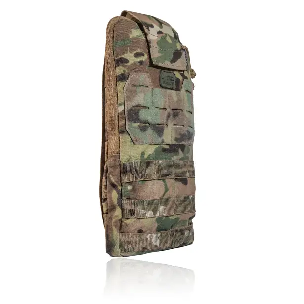 3 - Тактичний Рюкзак-Підсумок під Гідратор на 2 л. Кріплення Molle. Cordura 1000D. Мультикам
