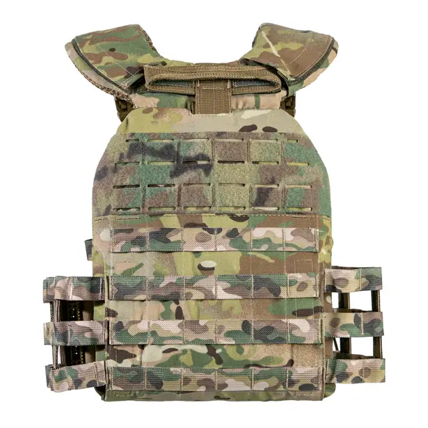 2 - Плитоноска TUR PRO Скелетон, 3 підсумки для AK/AR з системою швидкого скидання. Molle. Колір Мультикам.