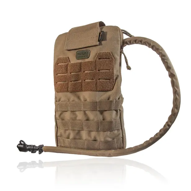 4 - Тактичний Рюкзак-Підсумок під Гідратор на 2 л. Кріплення Molle. Cordura 1000D. Койот