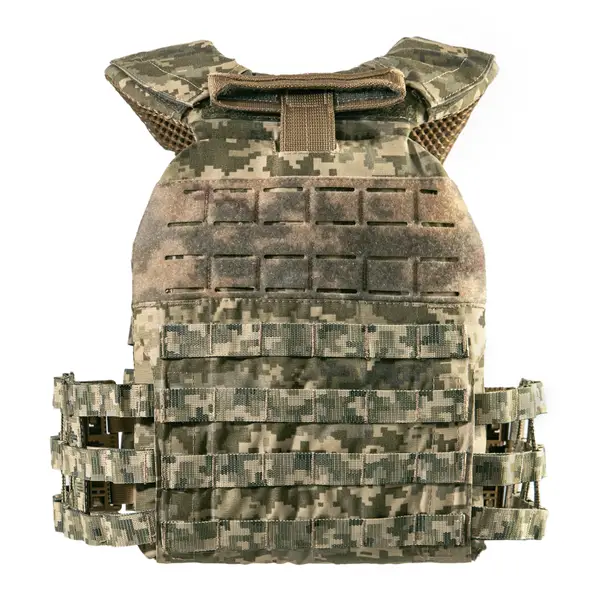 2 - Плитоноска TUR PRO Скелетон, 3 підсумки для AK/AR з системою швидкого скидання. Molle. Колір Піксель.