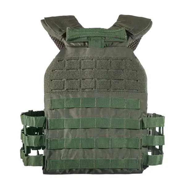 2 - Плитоноска TUR PRO Скелетон, 3 підсумки для AK/AR з системою швидкого скидання. Molle. Колір Олива.