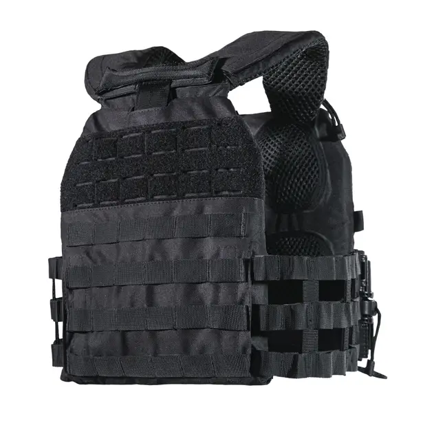 2 - Плитоноска TUR PRO Скелетон, 3 підсумки для AK/AR з системою швидкого скидання. Molle. Колір Чорний.