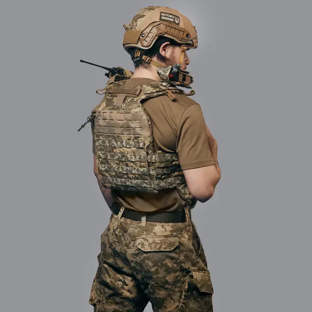 7 - Бронежилет 3-го класу (TUR PRO Gen 2). Вага 3.7 кг. З системою швидкого скидання. Molle. Колір Піксель. Розмір M.